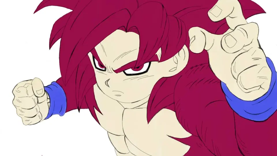 Coloration de Goku SSJ4