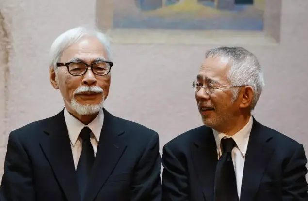 Hayao Miyazaki et Toshio Suzuki
