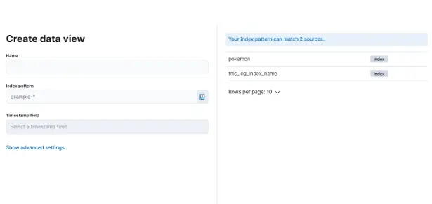 Dashboard Kibana pour le Pokédex