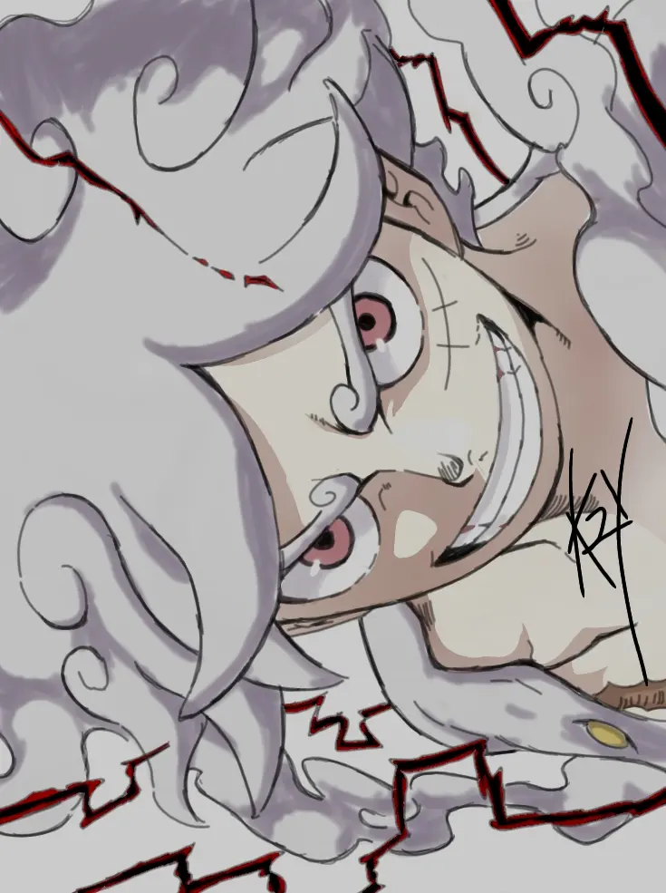 Ombres et lumières de Luffy Gear5